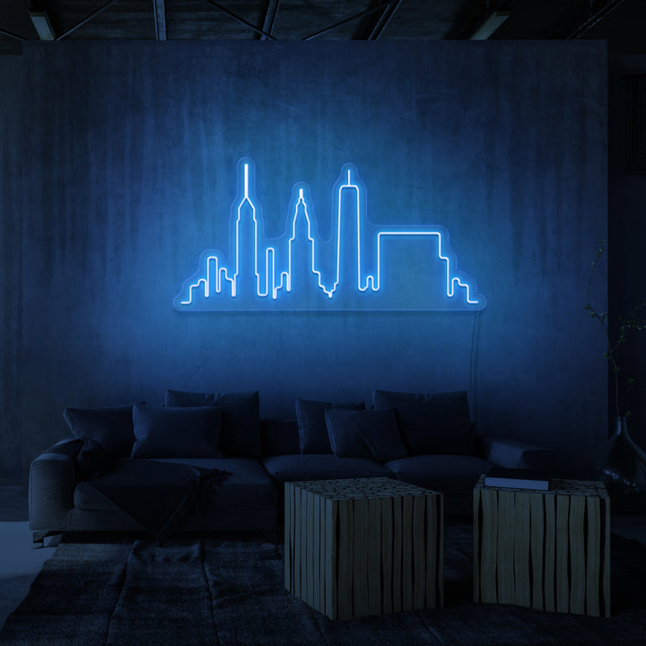 RÓTULO DE NEÓN "NYC SKYLINE"