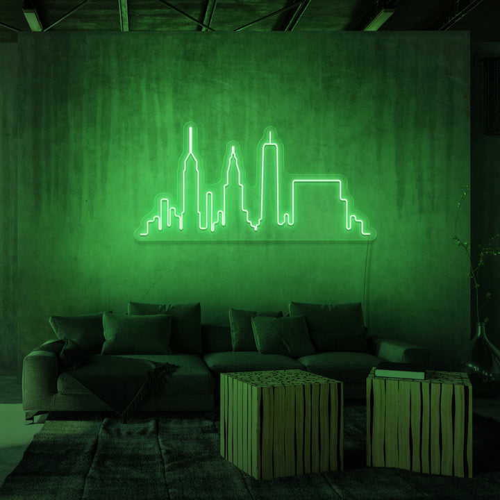 RÓTULO DE NEÓN "NYC SKYLINE"