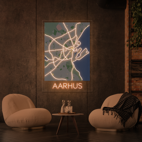 Mapa de la ciudad de AARHUS