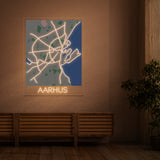 Mapa de la ciudad de AARHUS