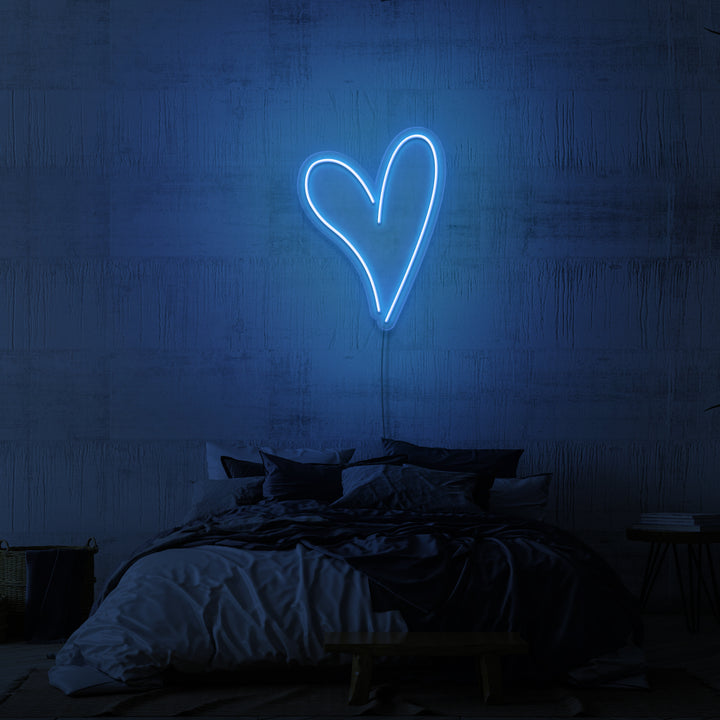 RÓTULO DE NEÓN "EL CORAZÓN"