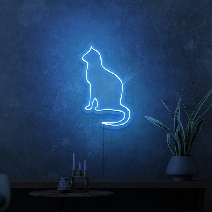 MINI RÓTULO DE NEÓN "GATO"