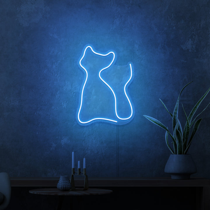 MINI RÓTULO DE NEÓN "GATITO"