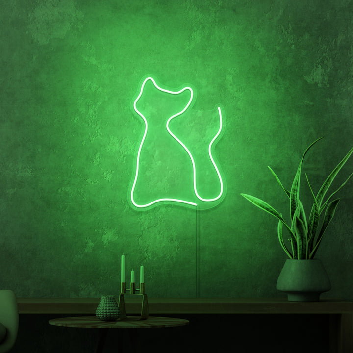 MINI RÓTULO DE NEÓN "GATITO"