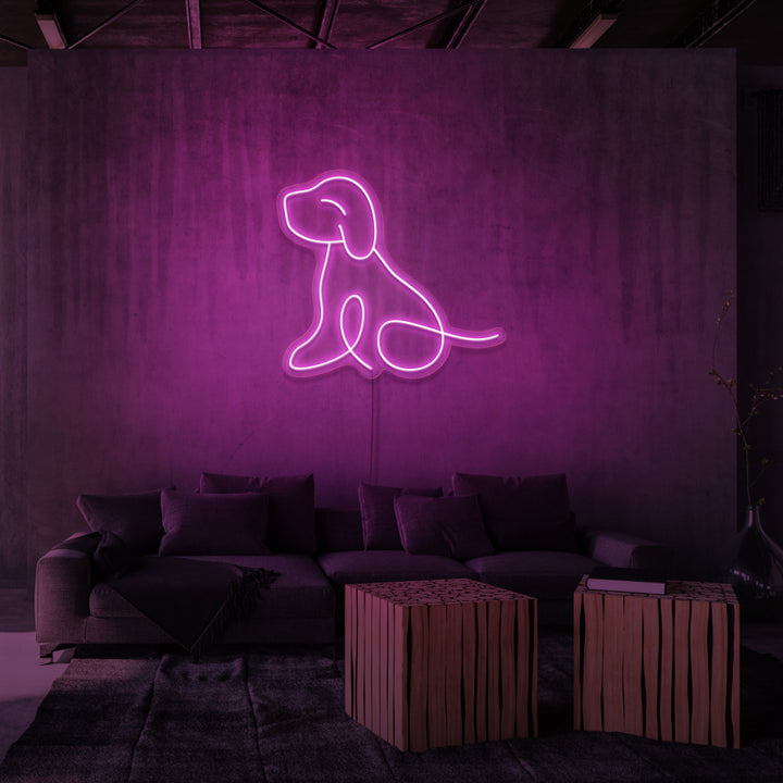 RÓTULO DE NEÓN "PERRITO"