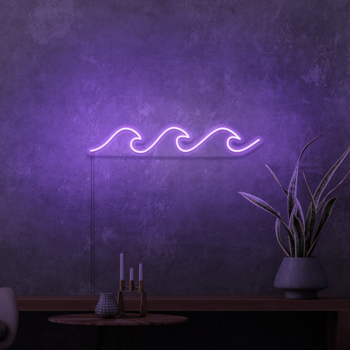 MINI RÓTULO DE NEÓN "OLAS"