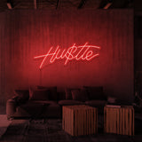 LETRERO DE NEÓN "HU$TLE"