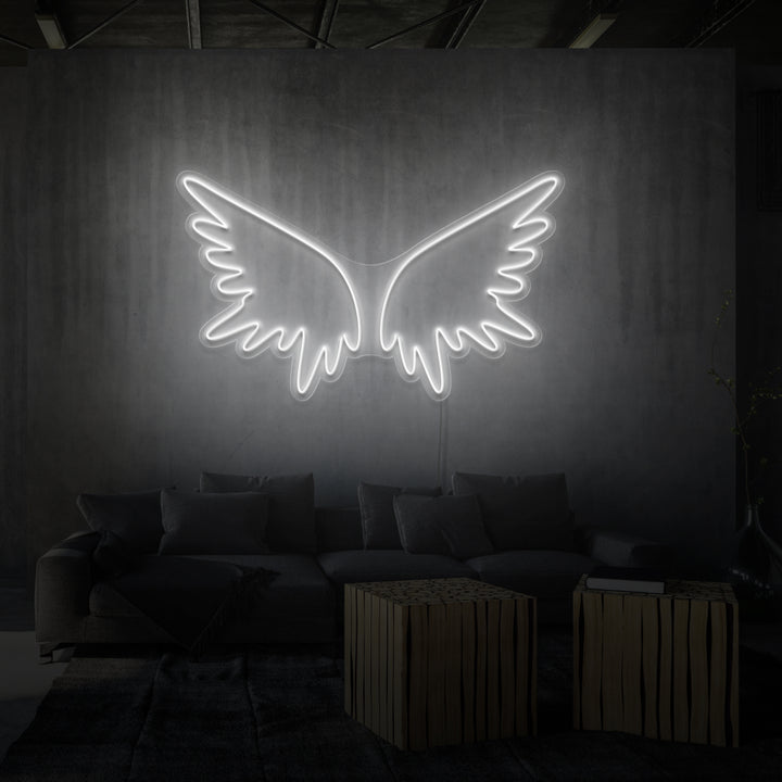 RÓTULO DE NEÓN "ALAS DE ÁNGEL"