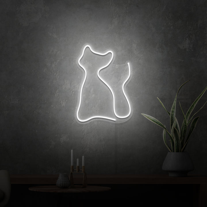 MINI RÓTULO DE NEÓN "GATITO"