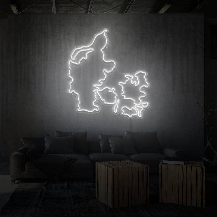 LETRERO DE NEÓN "DINAMARCA"