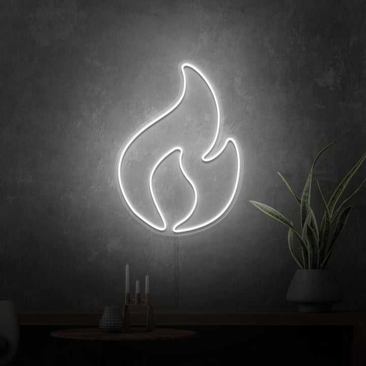 MINI RÓTULO DE NEÓN "FUEGO"