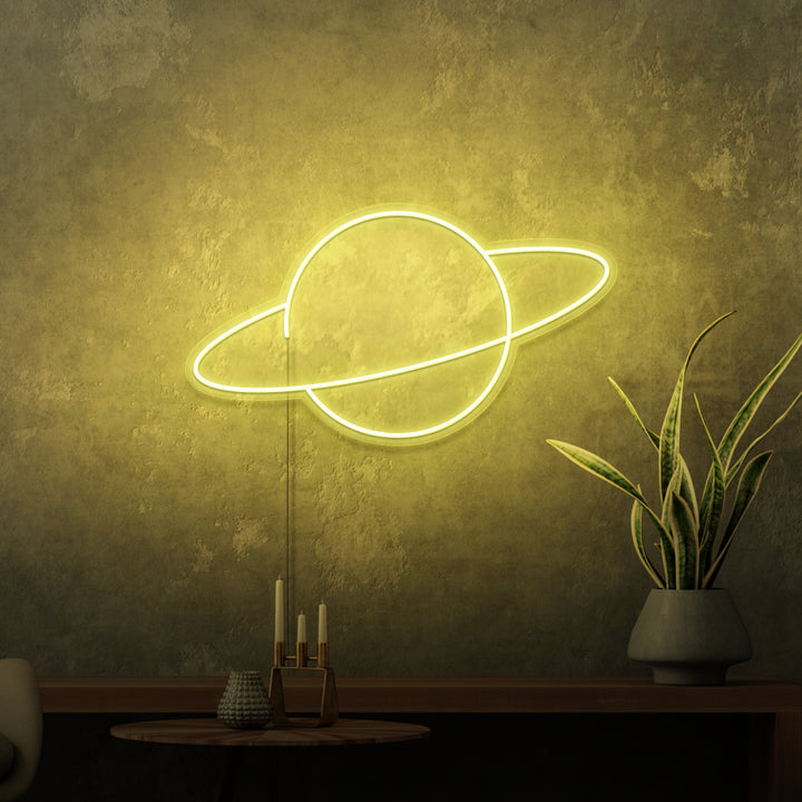 MINI RÓTULO DE NEÓN "SATURNO"